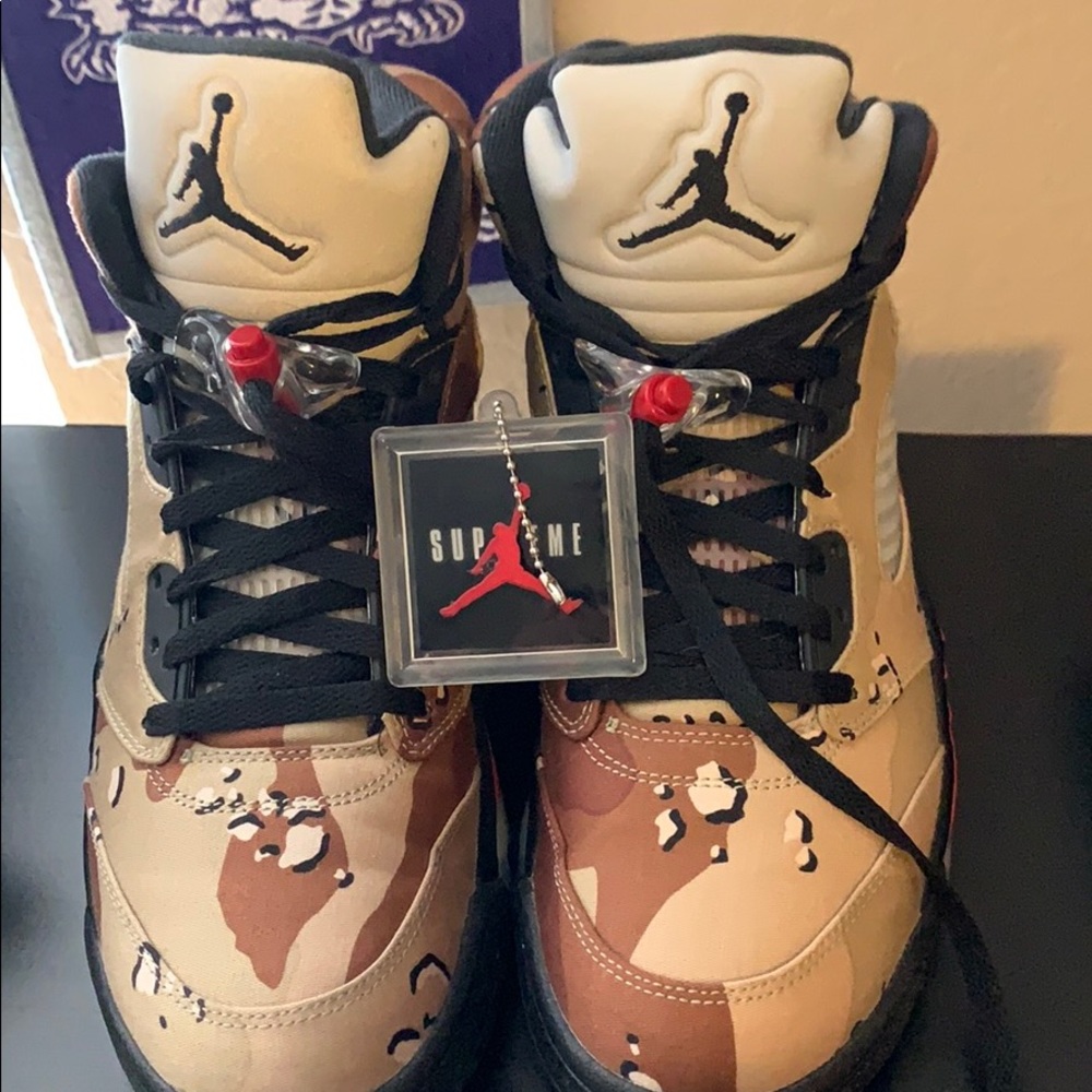 Jordan 5 Supreme desert Camo